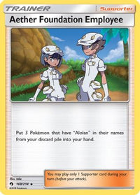 Aether Foundation Employee  SM  Lost Thunder - Uncommon