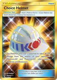 Choice Helmet (Secret)  - Holofoil SM  Lost Thunder - Secret Rare