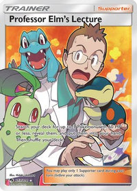 Professor Elm's Lecture (Full Art)  - Holofoil SM  Lost Thunder - Ultra Rare