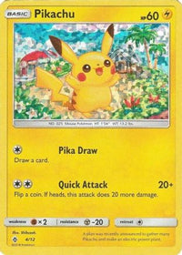Pikachu - 4/12/12  - Holofoil McDonalds Promos 2018 - Promo