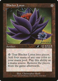 Blacker Lotus (Arena League) -  (OVER-070) - Oversize Cards