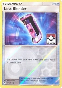 Lost Blender (Pokemon League) 181/214  - Reverse Holofoil League & Championship Cards - Promo