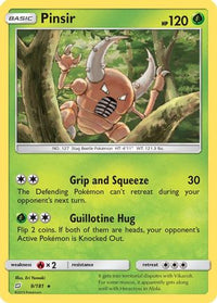 Pinsir  SM  Team Up - Rare