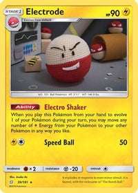Electrode 039  - Holofoil SM  Team Up - Holo Rare