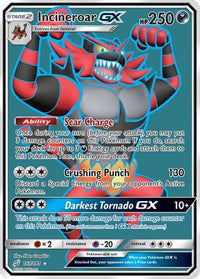 Incineroar GX (Full Art)  - Holofoil SM  Team Up - Ultra Rare