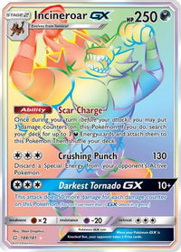 Incineroar GX (Secret)  - Holofoil SM  Team Up - Secret Rare