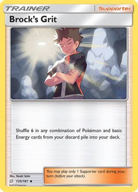 Brock's Grit 135  SM  Team Up - Uncommon