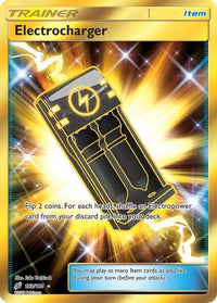 Electrocharger (Secret)  - Holofoil SM  Team Up - Secret Rare