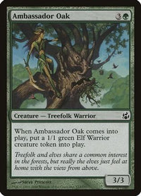 Ambassador Oak (Morningtide) -  Foil (OVER-113) - Oversize Cards
