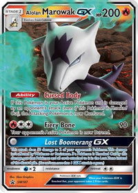 Alolan Marowak GX - SM187  - Holofoil SM Promos - Promo