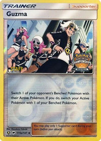 Guzma (115a/147) (Regional Championship Promo Staff) [Sun & Moon: Burning Shadows]