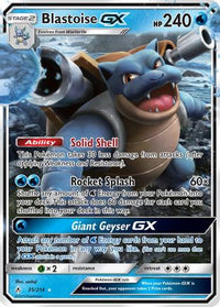 Blastoise GX 035  - Holofoil SM  Unbroken Bonds - Ultra Rare