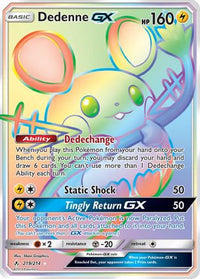 Dedenne GX (Secret)  - Holofoil SM  Unbroken Bonds - Secret Rare