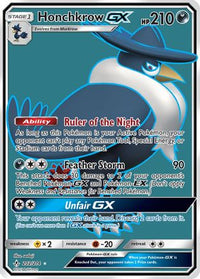 Honchkrow GX (Full Art) 202/214  - Holofoil SM  Unbroken Bonds - Ultra Rare