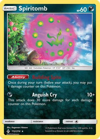 Spiritomb 112  - Holofoil SM  Unbroken Bonds - Holo Rare