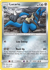 Lucario 126  - Holofoil SM  Unbroken Bonds - Holo Rare
