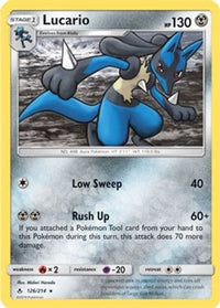 Lucario - 126/214 (SM Unbroken Bonds)/214  Deck Exclusives - Rare