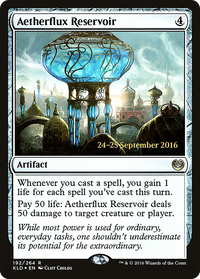 Aetherflux Reservoir [Kaladesh Prerelease Promos]