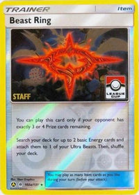 Beast Ring - 102a/131 (League Cup) [Staff]/131  - Reverse Holofoil League & Championship Cards - Promo