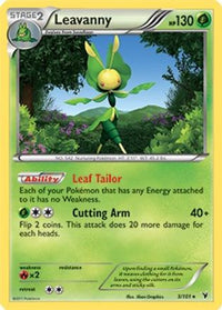 Leavanny - 3/101 (BW Noble Victories)/101  Deck Exclusives - Rare