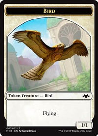 Bird // Myr Double-Sided Token -  (MH1-3 // 19) - Modern Horizons