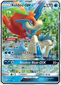 Keldeo GX 047  - Holofoil SM  Unified Minds - Ultra Rare