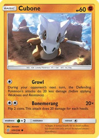 Cubone 105  SM  Unified Minds - Common