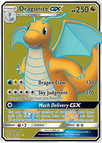 Dragonite GX (Full Art)/236  - Holofoil SM  Unified Minds - Ultra Rare
