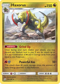 Haxorus  - Holofoil SM  Unified Minds - Holo Rare