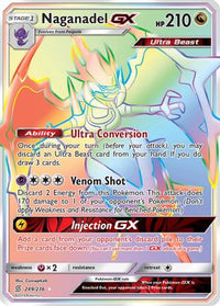 Naganadel GX (Secret)  - Holofoil SM  Unified Minds - Secret Rare