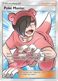 Poke Maniac (Full Art)  - Holofoil SM  Unified Minds - Ultra Rare