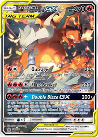 Reshiram & Charizard GX SM201  - Holofoil SM Promos - Promo
