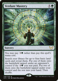 Verdant Mastery [Strixhaven: School of Mages]