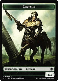 Centaur // Egg Double-Sided Token -  (C19-15 // 16) - Commander 2019