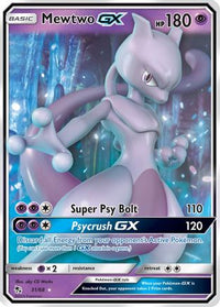 Mewtwo GX 031  - Holofoil Hidden Fates - Ultra Rare
