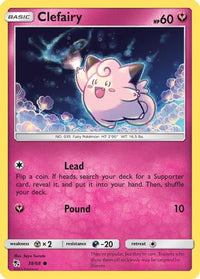 Clefairy (38) (38) 038  Hidden Fates - Common
