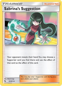Sabrina's Suggestion 065  Hidden Fates - Uncommon