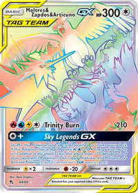 Moltres & Zapdos & Articuno GX (Secret) 069  - Holofoil Hidden Fates - Secret Rare