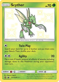 Scyther SV1  - Holofoil Hidden Fates Shiny Vault - Shiny Holo Rare