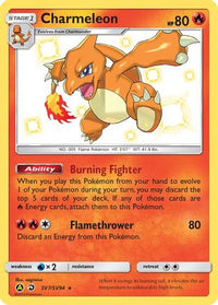 Charmeleon SV7  - Holofoil Hidden Fates Shiny Vault - Shiny Holo Rare