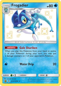 Frogadier SV12  - Holofoil Hidden Fates Shiny Vault - Shiny Holo Rare