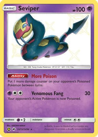 Seviper SV15  - Holofoil Hidden Fates Shiny Vault - Shiny Holo Rare
