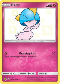 Ralts SV34  - Holofoil Hidden Fates Shiny Vault - Shiny Holo Rare