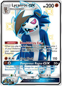 Lycanroc GX (SV66) (SV66) SV66  - Holofoil Hidden Fates Shiny Vault - Shiny Holo Rare