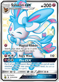 Sylveon GX/SV94  - Holofoil Hidden Fates Shiny Vault - Shiny Holo Rare