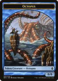 Octopus Token [Battle for Zendikar Tokens]