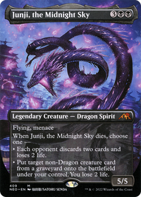 Junji, the Midnight Sky (Borderless Alternate Art) [Kamigawa: Neon Dynasty]