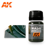 AK Interactive Wash For Panzer Grey Vehicles (Brown Blue)