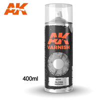 AK Interactive Gloss Varnish Spray (USA) 400ML