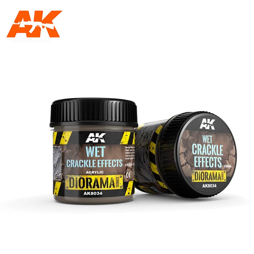 AK Interactive Wet Crackle Effects - 100mL (Acrylic)